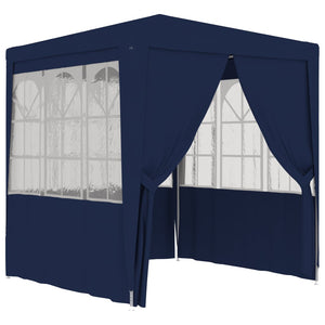 Galleria Design Professional Party Tent with Side Walls 2.5x2.5 m Blue 90 g/m²