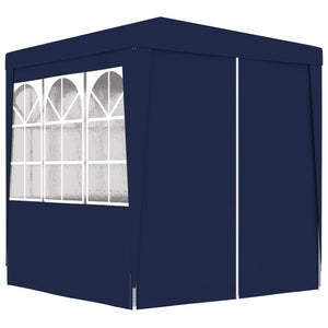 Galleria Design Professional Party Tent with Side Walls 2.5x2.5 m Blue 90 g/m²