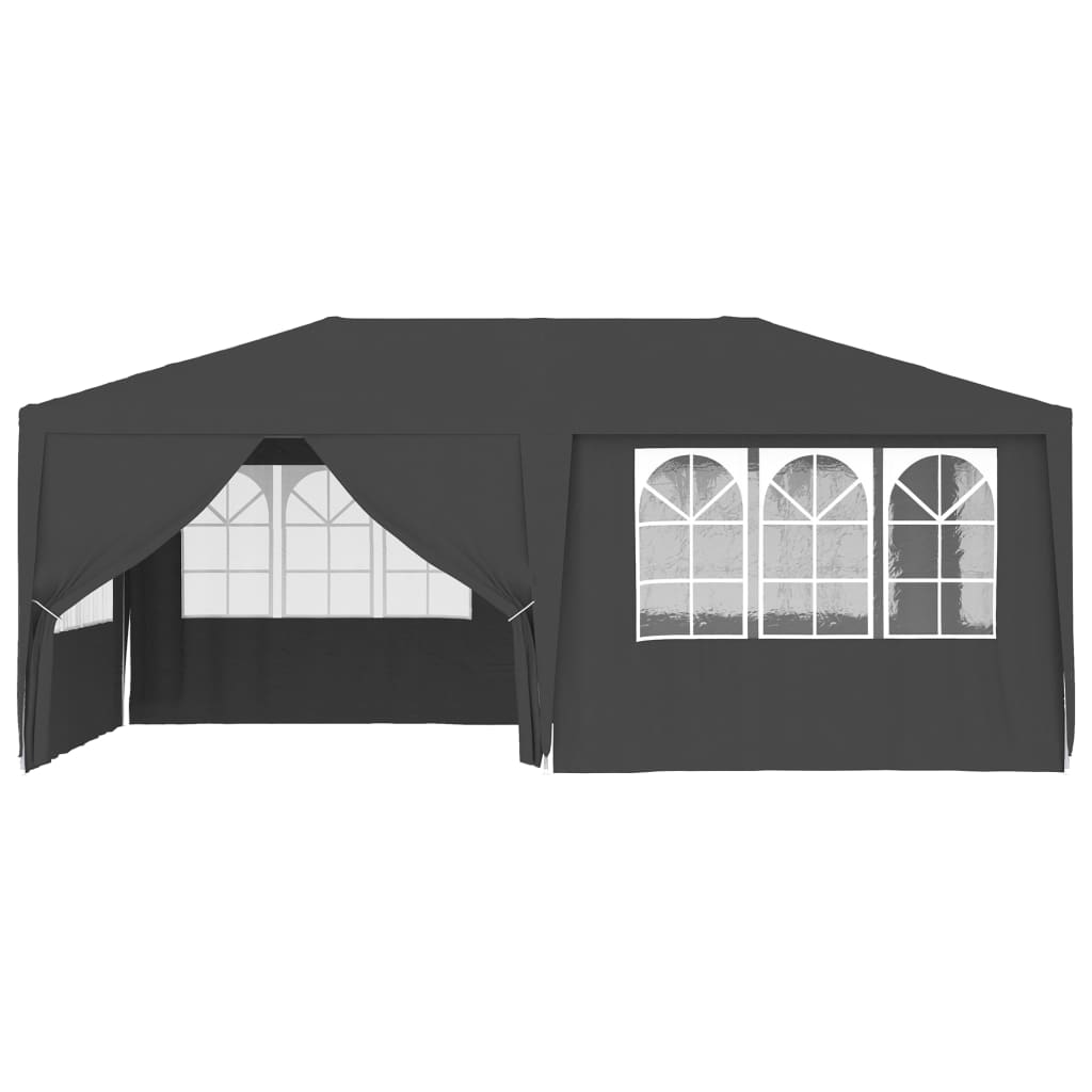 Galleria Design Professional Party Tent with Side Walls 4x6 m Anthracite 90 g/m?