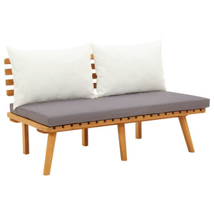 Galleria Design Garden Bench with Cushions 115 cm Solid Acacia Wood