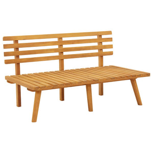 Galleria Design Garden Bench with Cushions 115 cm Solid Acacia Wood