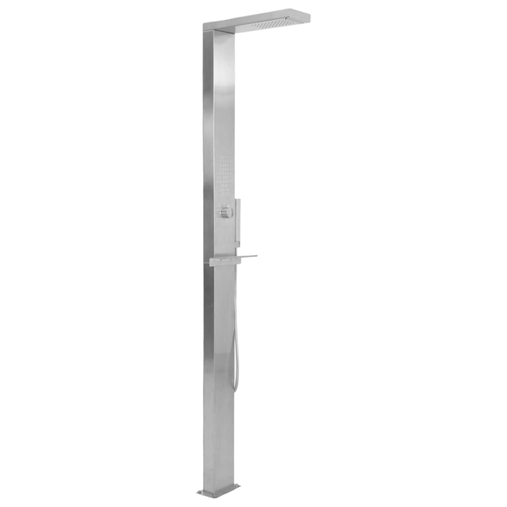 Galleria Design Outdoor Shower Stainless Steel Square