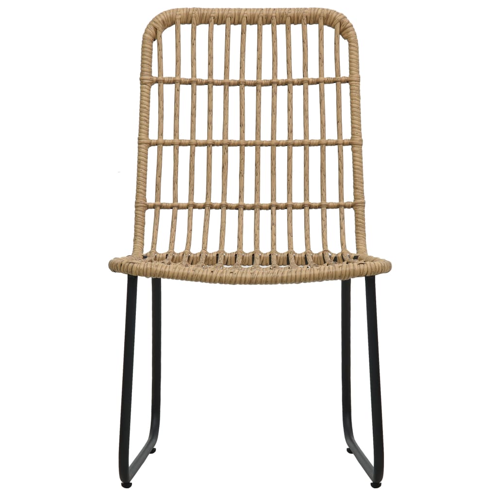 Galleria Design Garden Chairs 2 pcs Poly Rattan Oak