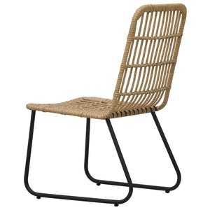 Galleria Design Garden Chairs 2 pcs Poly Rattan Oak