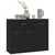 Galleria Design Sideboard Black 88x30x70 cm Engineered Wood