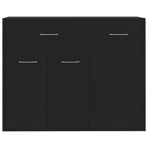 Galleria Design Sideboard Black 88x30x70 cm Engineered Wood