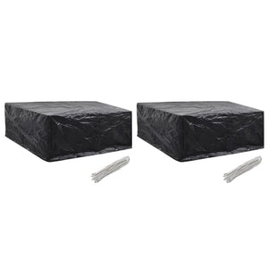 Galleria Design Garden Furniture Covers 2 pcs 10 Eyelets 260x260x90 cm