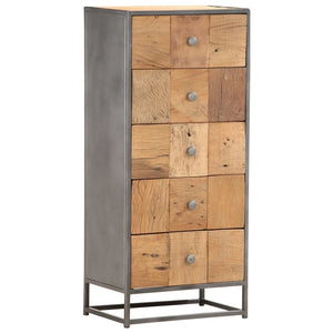 Galleria Design Drawer Cabinet 45x30x100 cm Solid  Reclaimed Wood