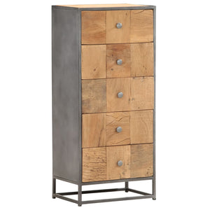 Galleria Design Drawer Cabinet 45x30x100 cm Solid  Reclaimed Wood