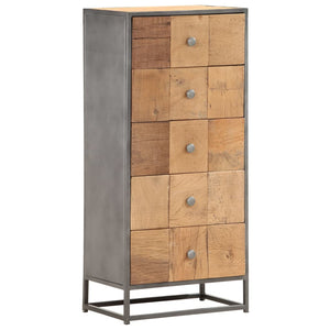 Galleria Design Drawer Cabinet 45x30x100 cm Solid  Reclaimed Wood