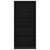 Galleria Design 5-Tier Book Cabinet Black 80x24x175 cm Engineered Wood