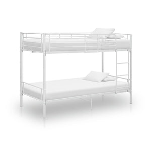 Galleria Design Bunk Bed without Mattress White Metal 90x200 cm