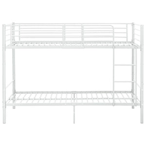 Galleria Design Bunk Bed without Mattress White Metal 90x200 cm