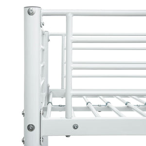 Galleria Design Bunk Bed without Mattress White Metal 90x200 cm