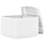 Galleria Design Side Table White 54x54x36.5 cm Plastic