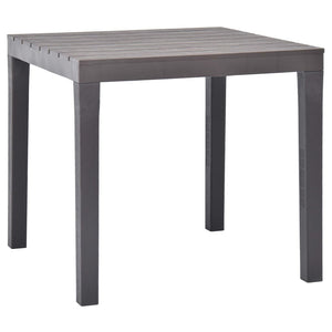 Galleria Design Garden Table Mocca 78x78x72 cm Plastic