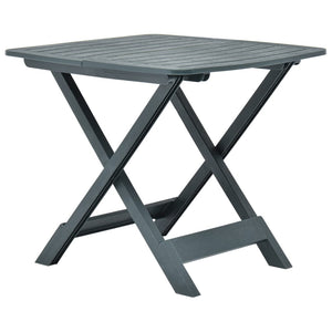 Galleria Design Folding Garden Table Green 79x72x70 cm Plastic