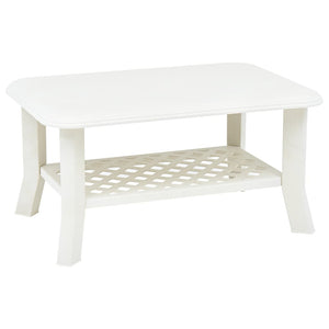 Galleria Design Coffee Table White 90x60x46 cm Plastic