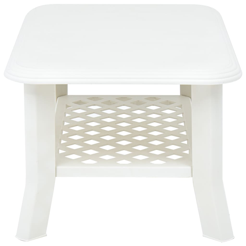 Galleria Design Coffee Table White 90x60x46 cm Plastic