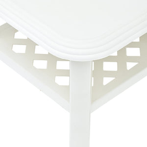 Galleria Design Coffee Table White 90x60x46 cm Plastic