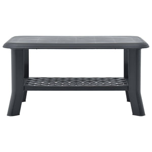 Galleria Design Coffee Table Anthracite 90x60x46 cm Plastic