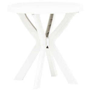 Galleria Design Bistro Table White Ø70 cm Plastic