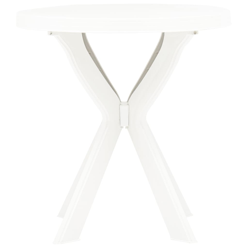 Galleria Design Bistro Table White Ø70 cm Plastic