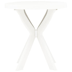 Galleria Design Bistro Table White Ø70 cm Plastic