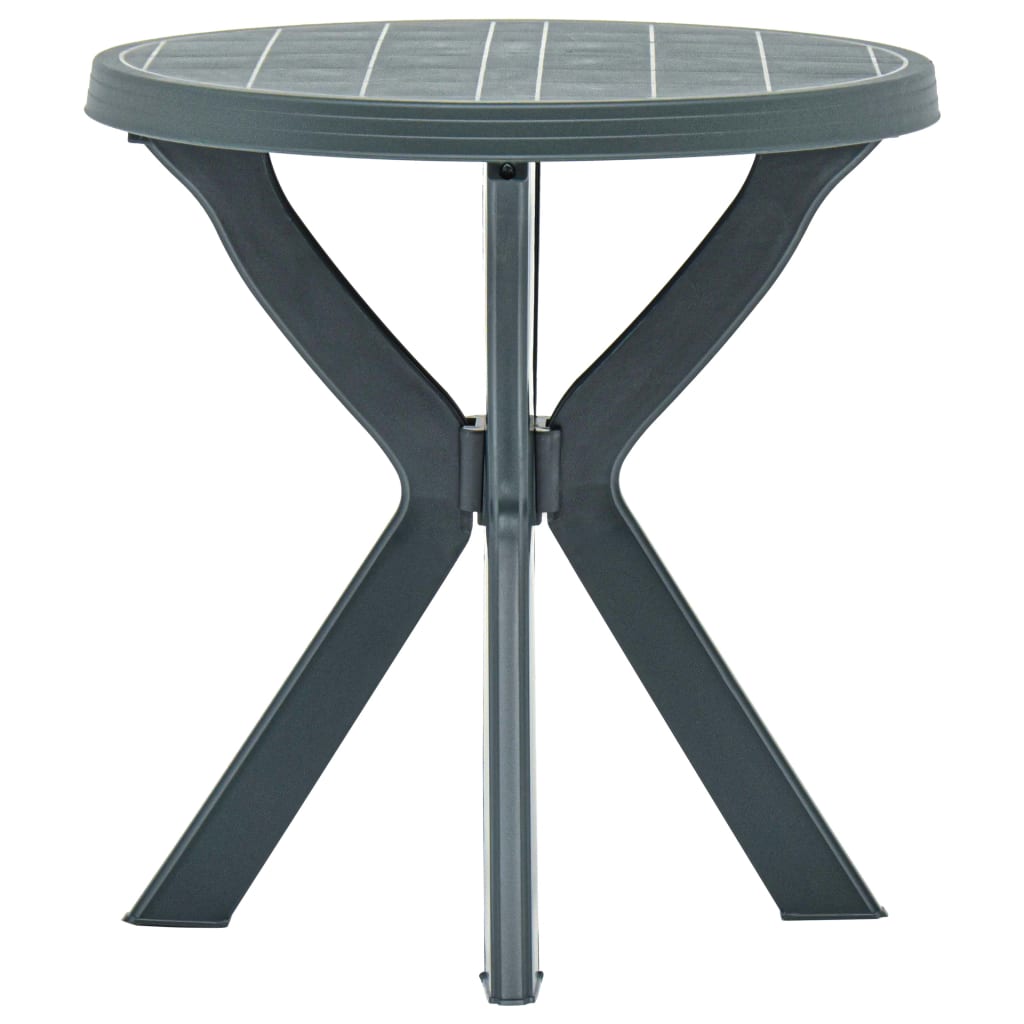 Galleria Design Bistro Table Green Ø70 cm Plastic