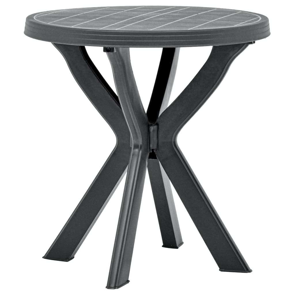 Galleria Design Bistro Table Anthracite Ø70 cm Plastic