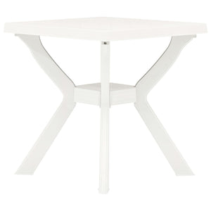 Galleria Design Bistro Table White 70x70x72 cm Plastic