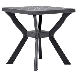 Galleria Design Bistro Table Anthracite 70x70x72 cm Plastic