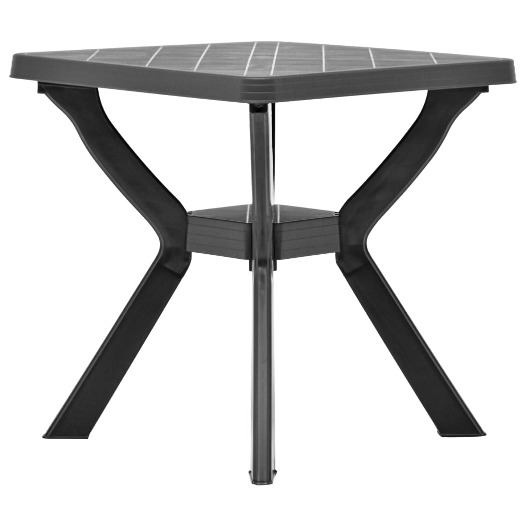 Galleria Design Bistro Table Anthracite 70x70x72 cm Plastic