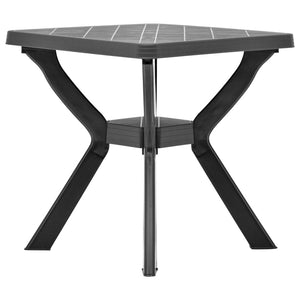 Galleria Design Bistro Table Anthracite 70x70x72 cm Plastic