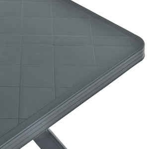 Galleria Design Bistro Table Anthracite 70x70x72 cm Plastic