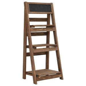 Galleria Design 3-Tier Plant Stand with Blackboard 40x30x90 cm Solid Fir Wood