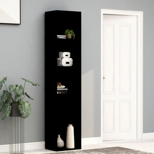 Galleria Design Book Cabinet Black 40x30x189 cm Engineered Wood