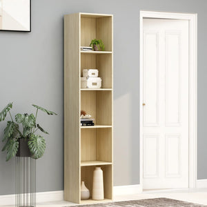 Galleria Design Book Cabinet Sonoma Oak 40x30x189 cm Engineered Wood