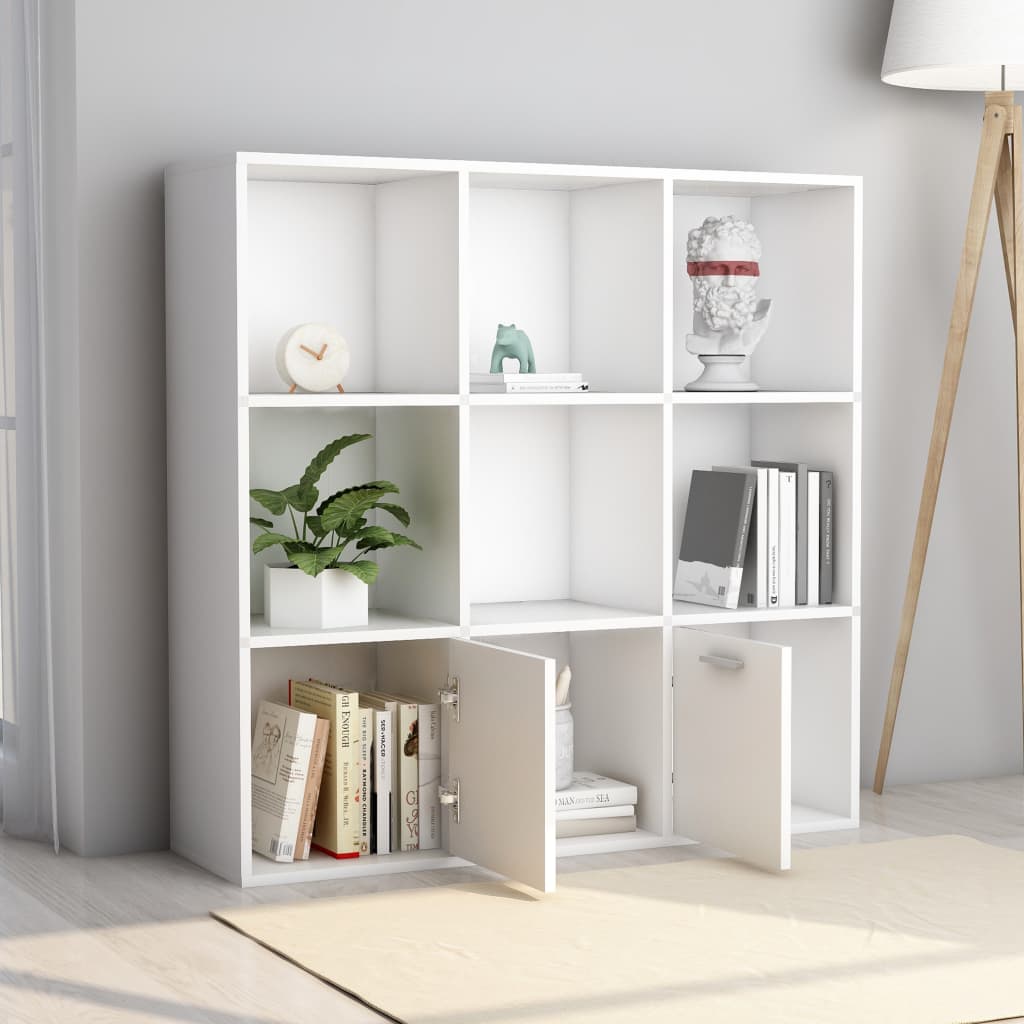 Galleria Design Book Cabinet White 98x30x98 cm Engineered Wood