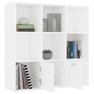 Galleria Design Book Cabinet White 98x30x98 cm Engineered Wood