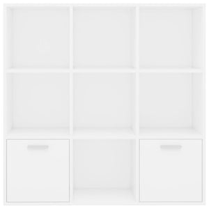 Galleria Design Book Cabinet White 98x30x98 cm Engineered Wood