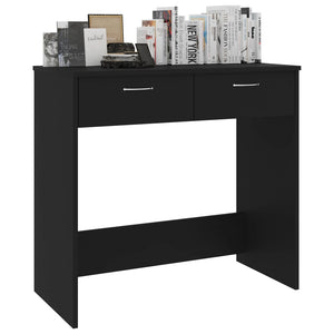 Galleria Design Desk Black 80x40x75 cm Engineered Wood