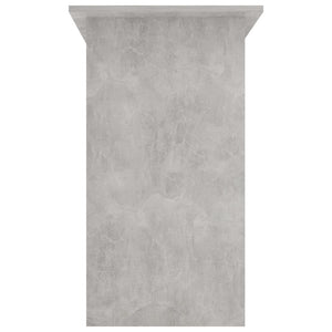 Galleria Design Desk Concrete Grey 80x45x74 cm Engineered Wood