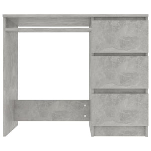 Galleria Design Desk Concrete Grey 90x45x76 cm Engineered Wood