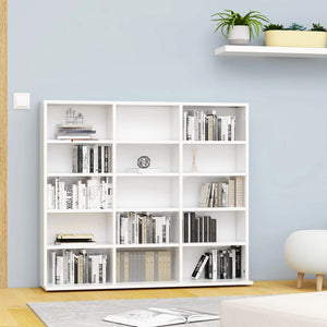 Galleria Design CD Cabinet White 102x23x89.5 cm Engineered Wood