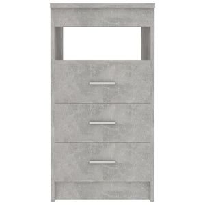 Galleria Design Drawer Cabinet Concrete Grey 40x50x76 cm Engineered Wood