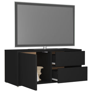 Galleria Design TV Cabinet Black 80x34x36 cm Engineered Wood