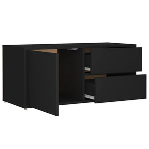 Galleria Design TV Cabinet Black 80x34x36 cm Engineered Wood