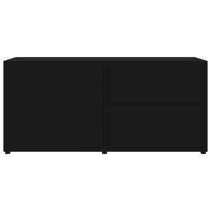 Galleria Design TV Cabinet Black 80x34x36 cm Engineered Wood