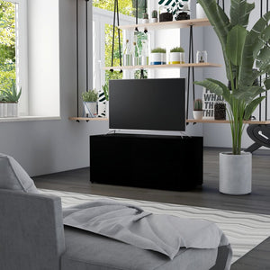 Galleria Design TV Cabinet Black 80x34x36 cm Engineered Wood